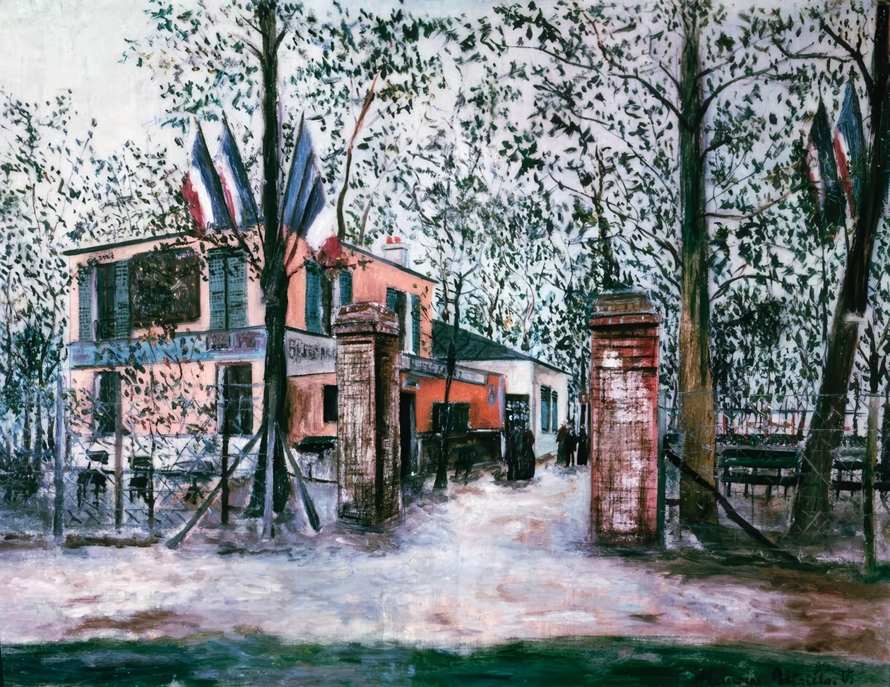 Výletní restaurace v Montmagny od Maurice Utrillo