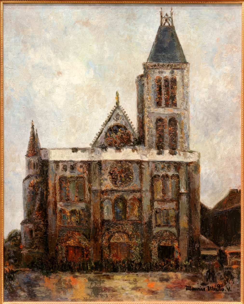Bazilika Saint-Denis od Maurice Utrillo