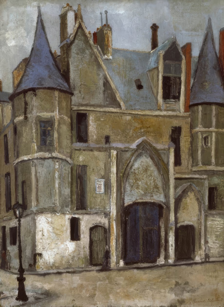 Hotel v Sens od Maurice Utrillo