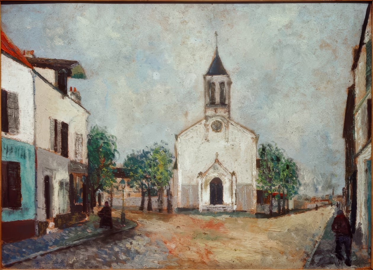 Kostel ve Villanteuse od Maurice Utrillo