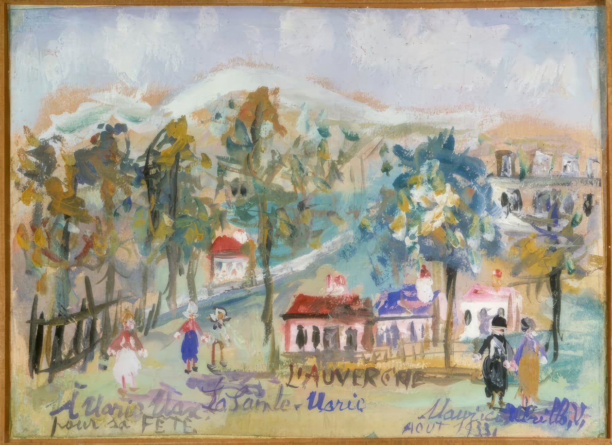Auvergne, La Sainte-Marie od Maurice Utrillo