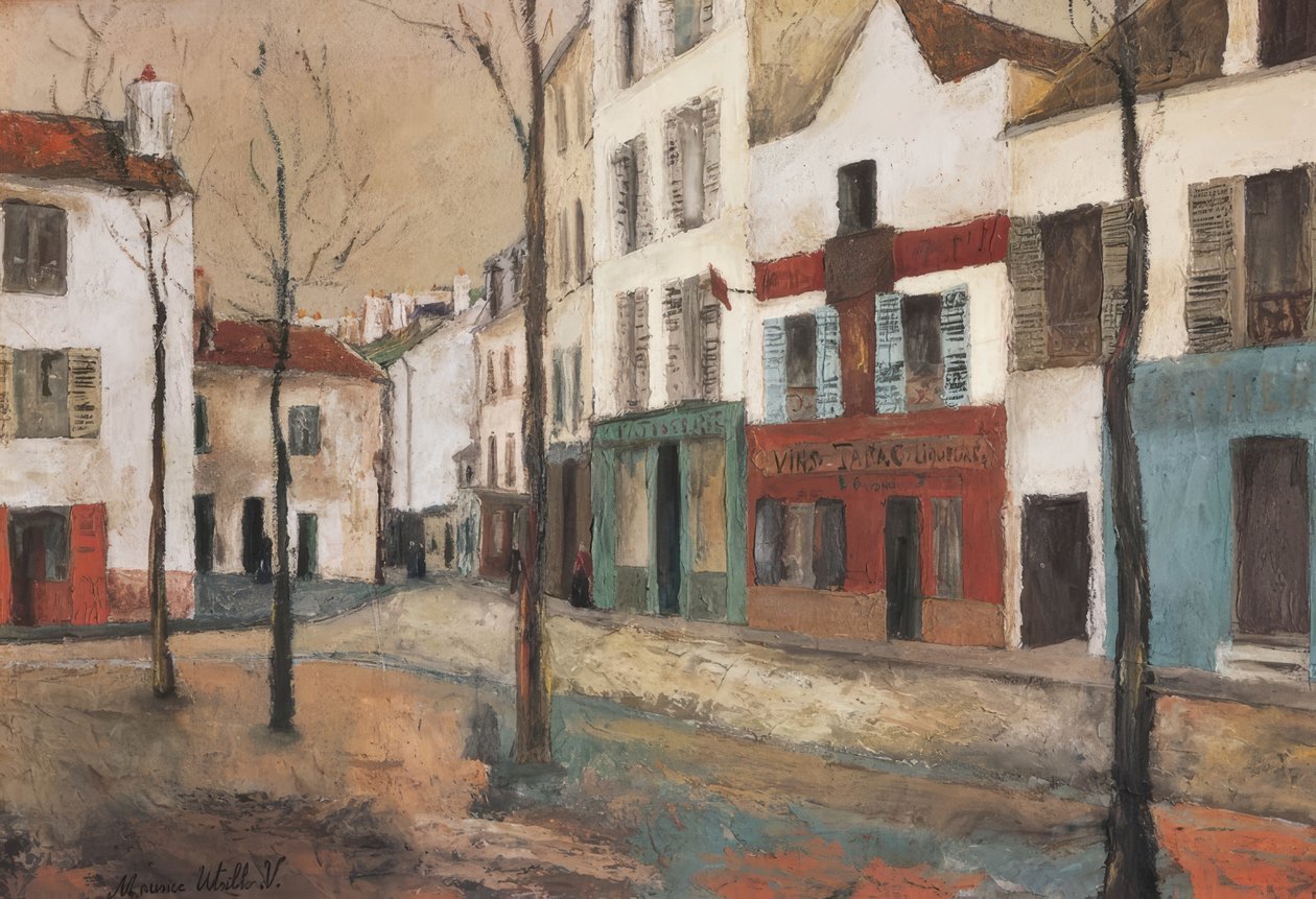 Place du Tertre, kolem roku 1910 od Maurice Utrillo