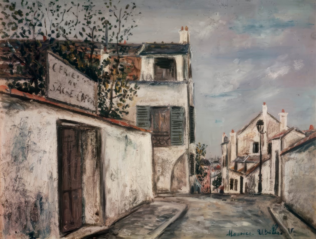 Ulice Mont-Cenis od Maurice Utrillo