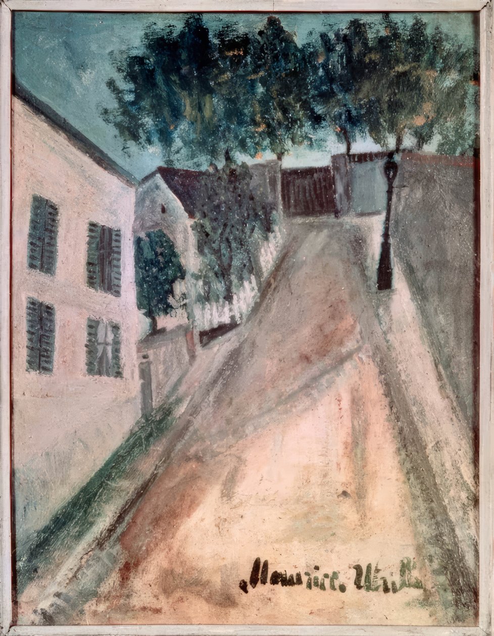 Ulice Saint-Vincent od Maurice Utrillo