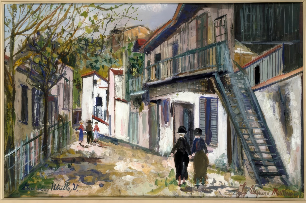 Maquis v Montmartru od Maurice Utrillo