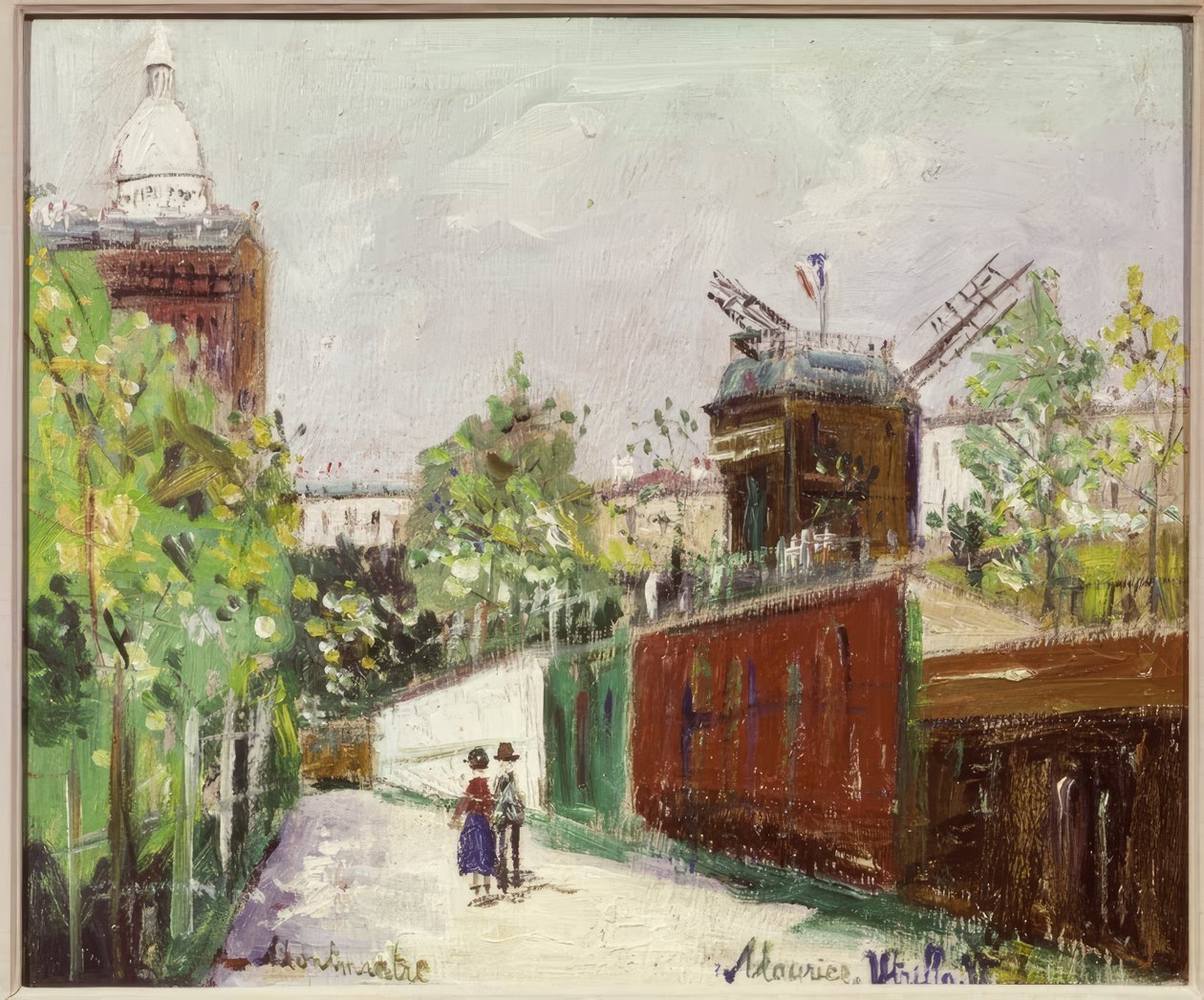 Mlýn na Galette od Maurice Utrillo