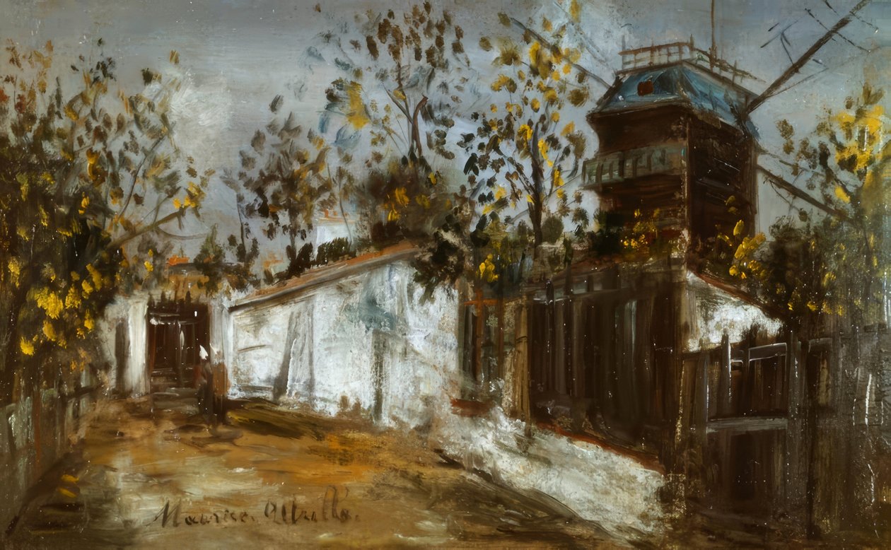 Mlýn na Galette od Maurice Utrillo