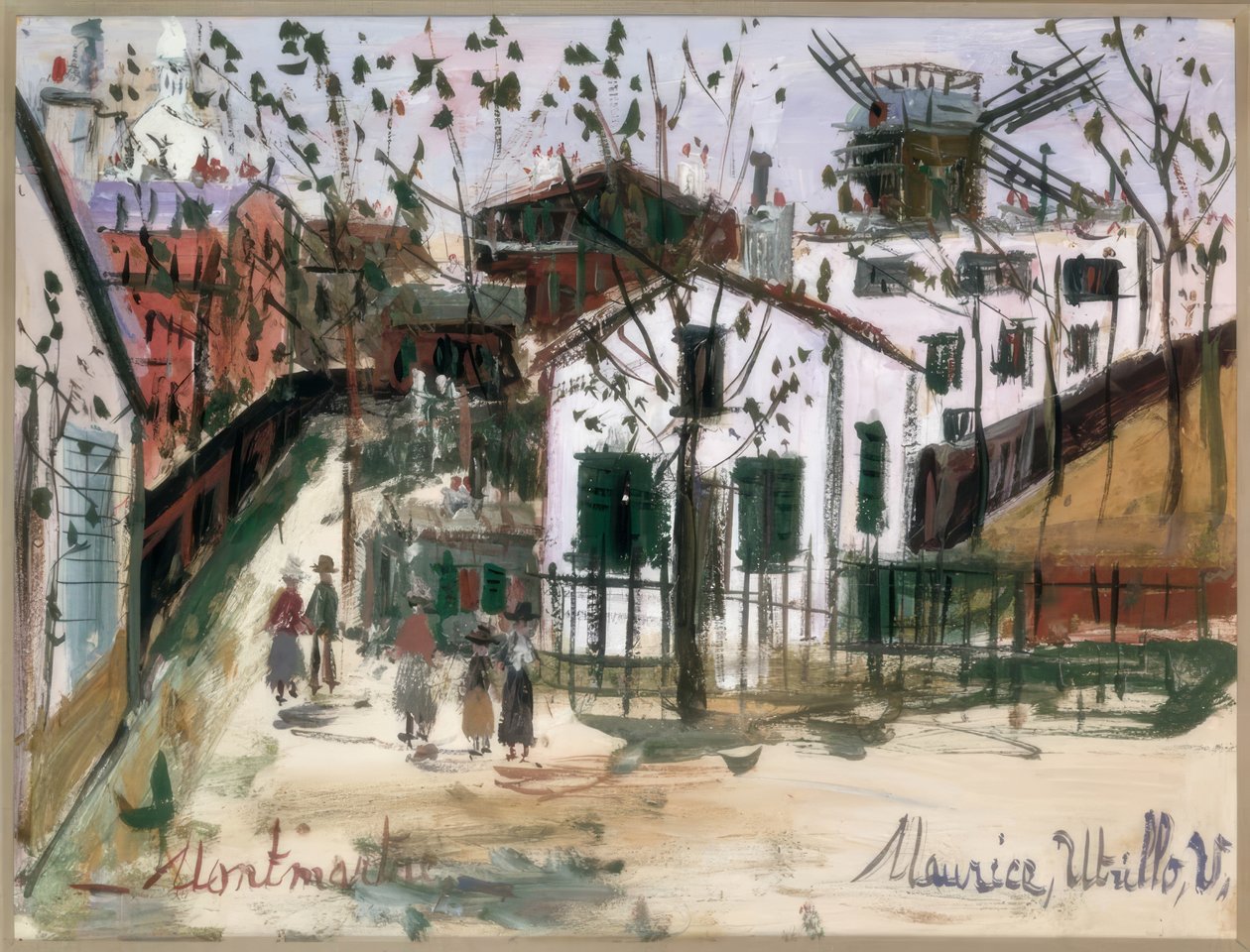Montmartre od Maurice Utrillo