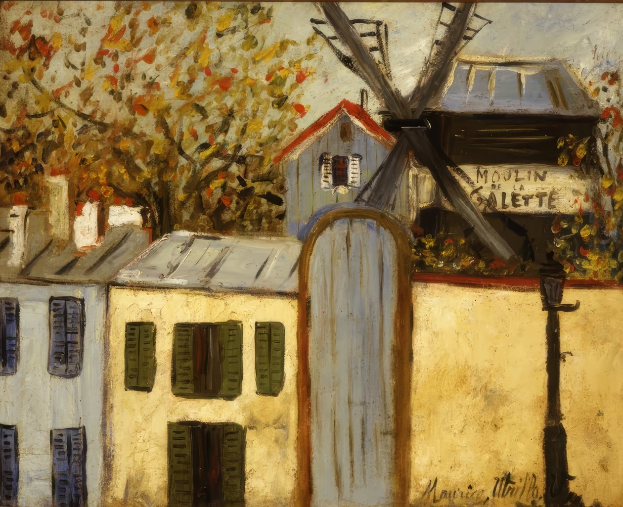 Mlýn na Galette od Maurice Utrillo