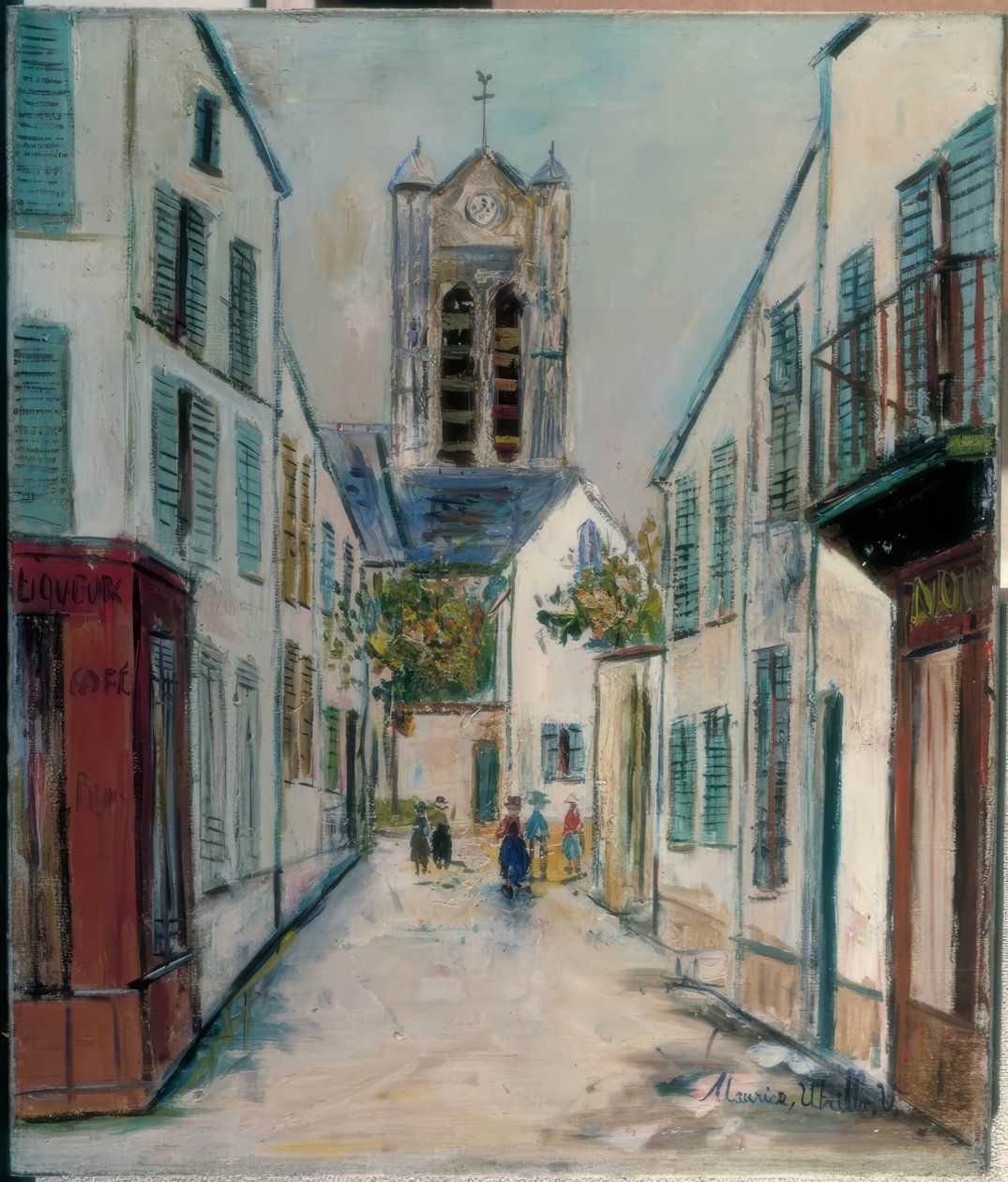 Pařížská ulice od Maurice Utrillo