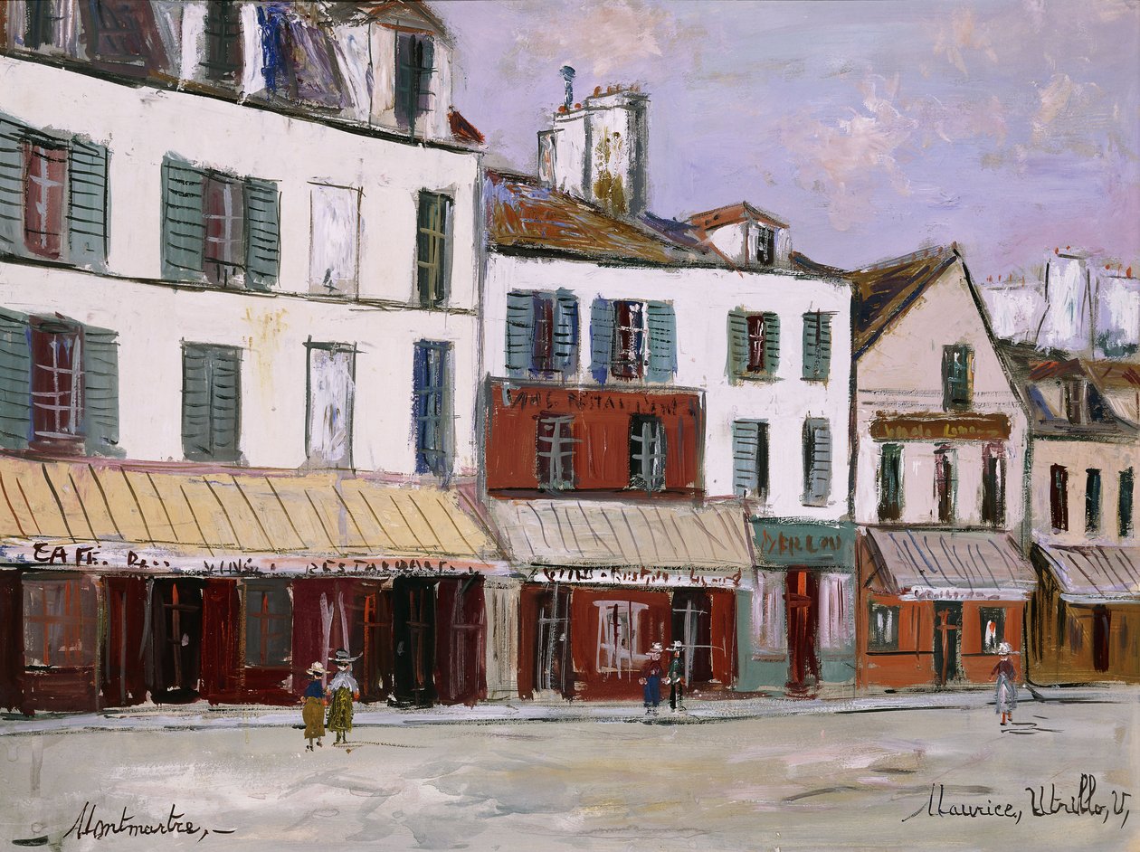 Restaurace Mere Catherine, Montmartre od Maurice Utrillo