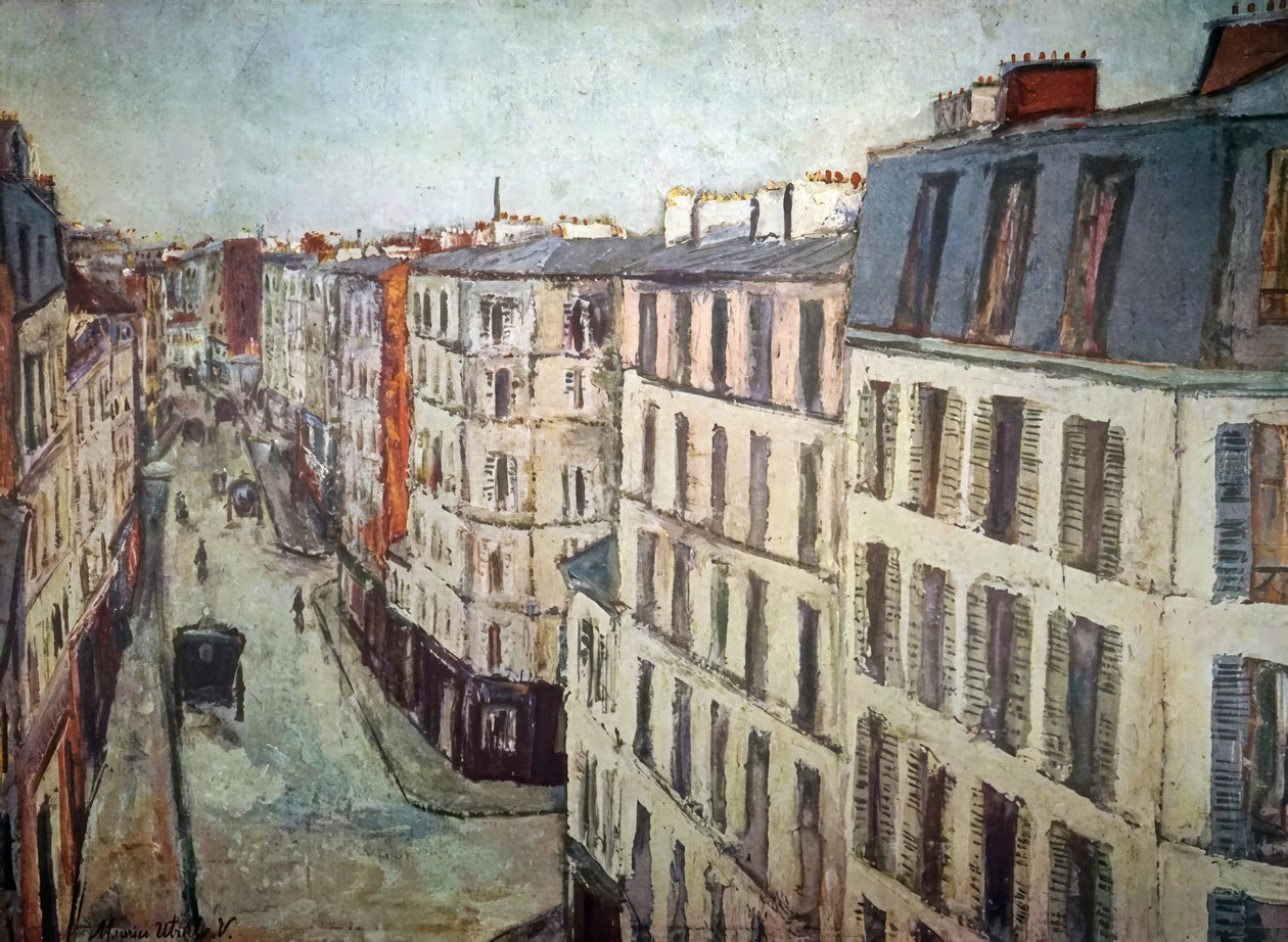 Ulice Jonquière od Maurice Utrillo