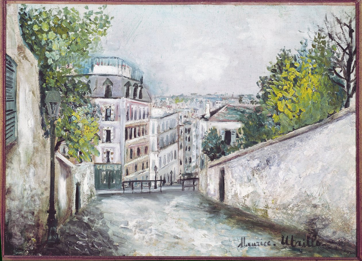 Ulice Mont-Cenis, Montmartre od Maurice Utrillo