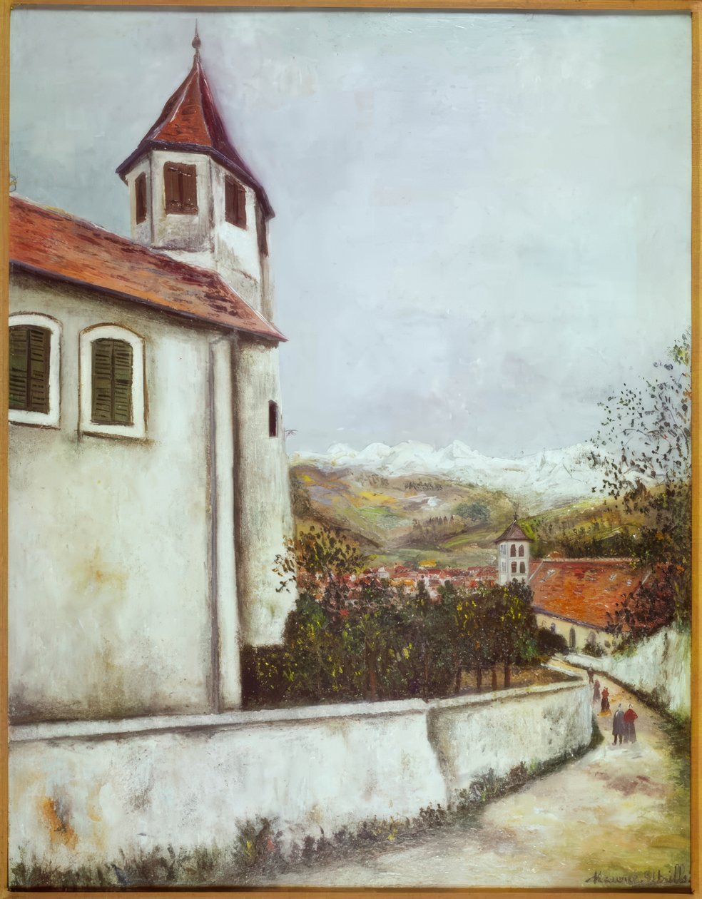 Sallanches a skupina Mont Blanc od Maurice Utrillo