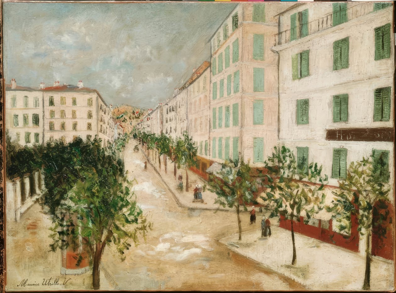 Ulice v Corte, Korsika/1913 od Maurice Utrillo