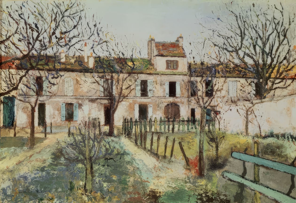 Zahrada v Montmagny  od Maurice Utrillo