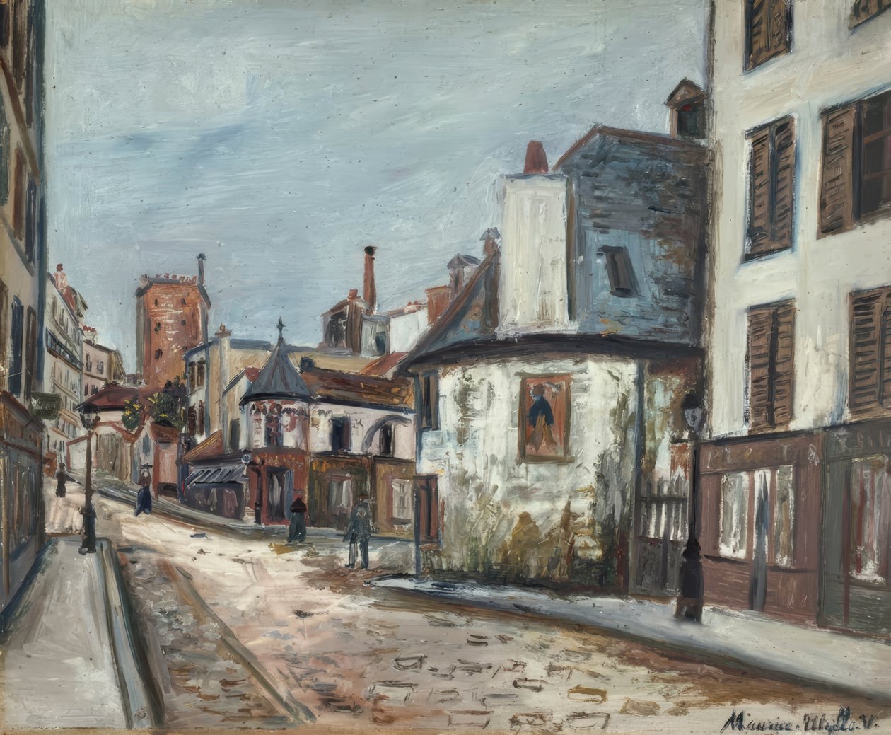 Hospoda „La Belle Gabrielle“ od Maurice Utrillo