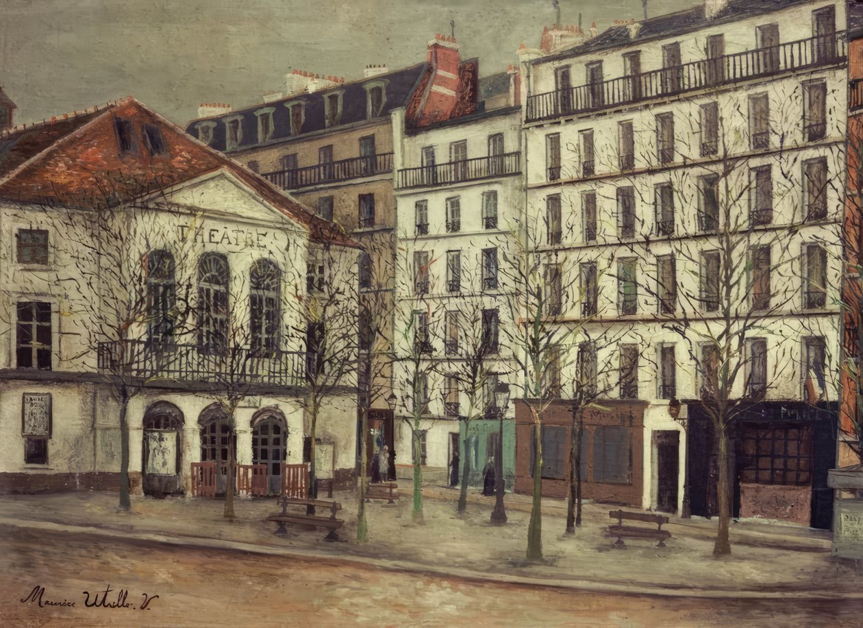 Divadlo Atelier od Maurice Utrillo
