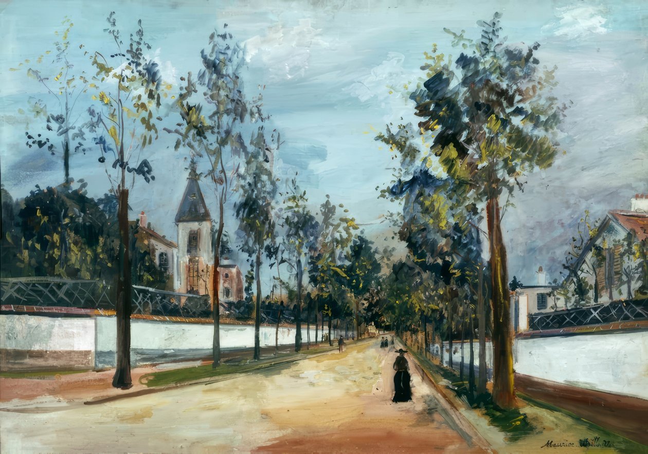 předměstská ulice od Maurice Utrillo