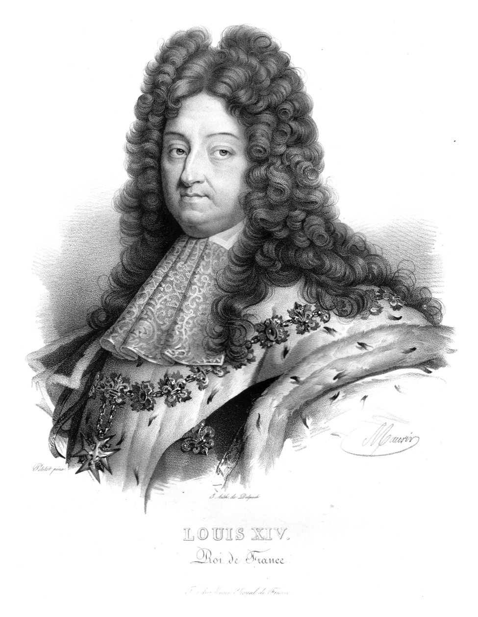 Francouzský král Ludvík XIV., 20. léta 19. století. od Maurin