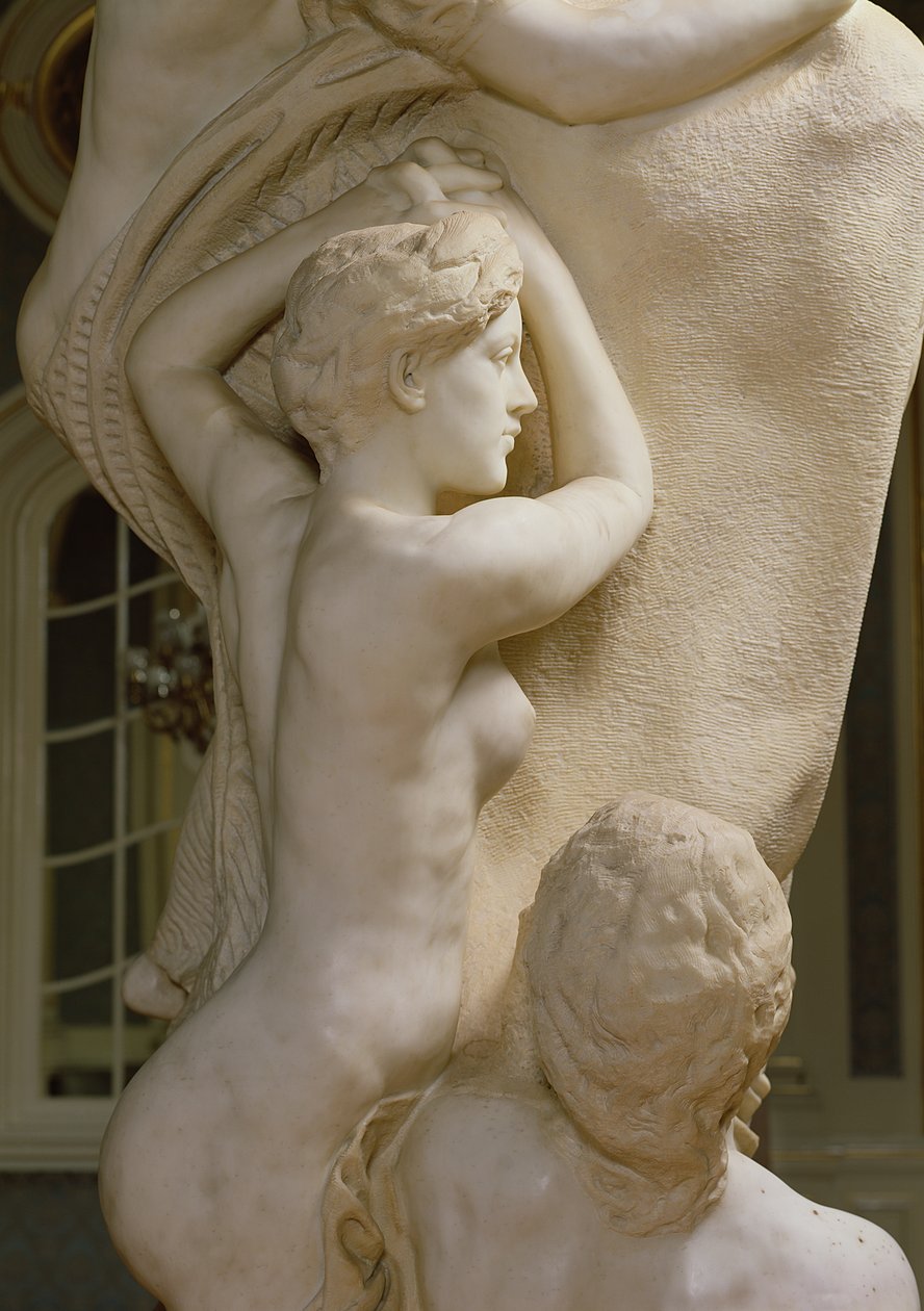 Detail věnování Brahmsovi (mramor) (viz také 155042, 155043 a 155045-49) od Max Klinger
