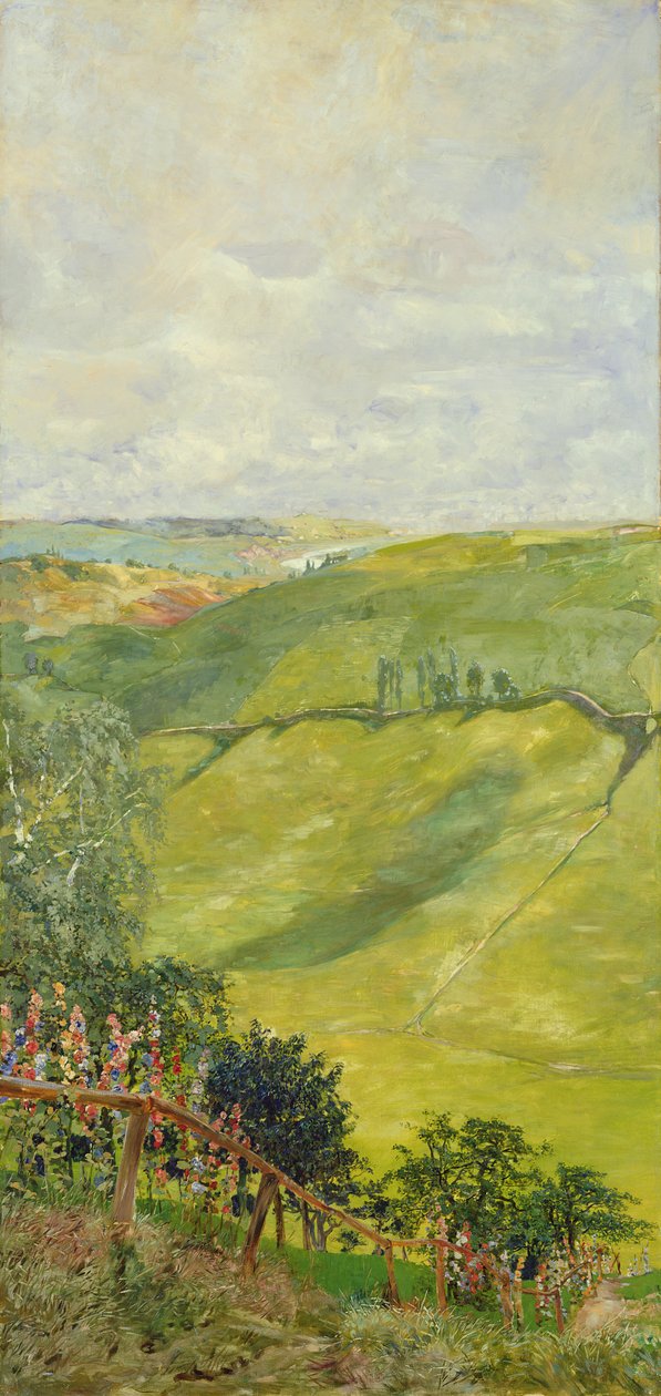 Letní krajina, 1884-85 od Max Klinger