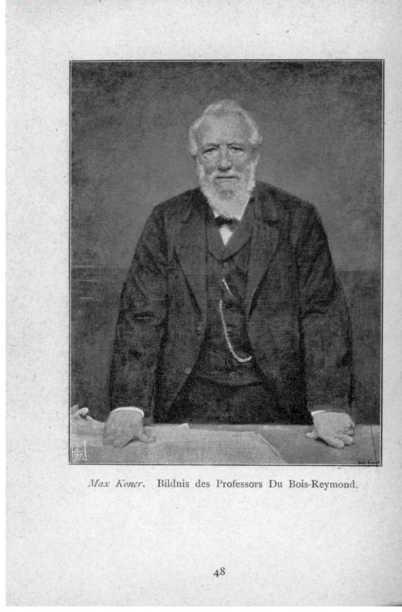 Bildnis des Professors Du Bois-Reymond od Max Koner