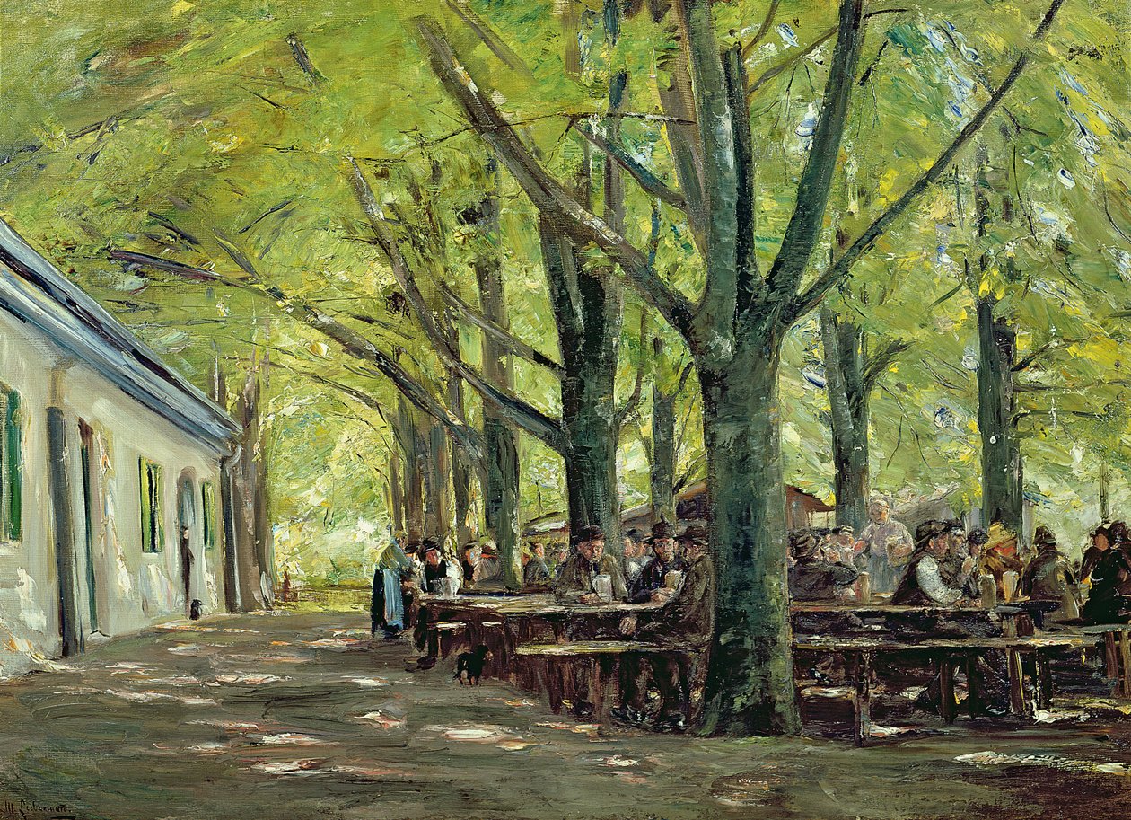 A Country Brasserie, Brannenburg, Bavorsko, 1894 od Max Liebermann