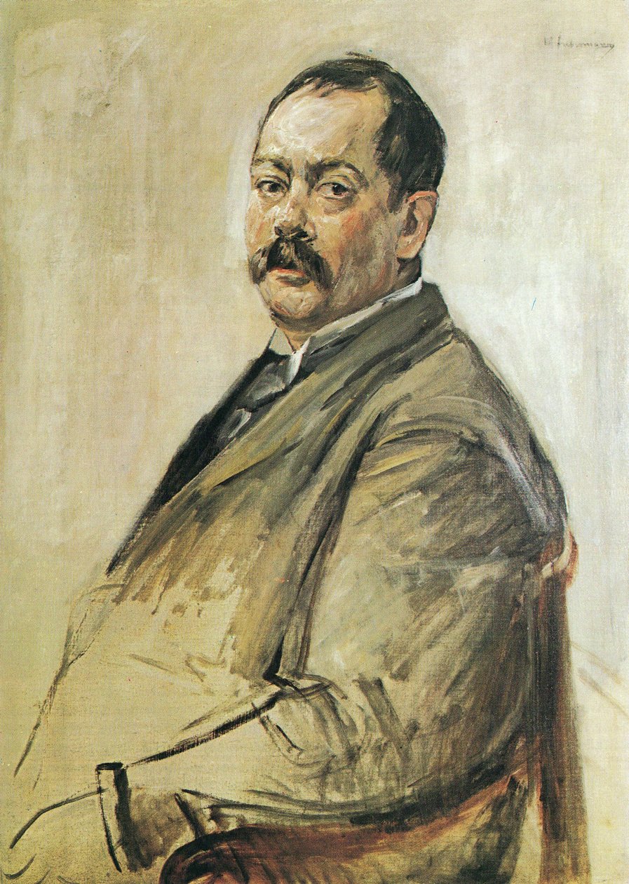 Portrét malíře Lovise Korintu od Max Liebermann