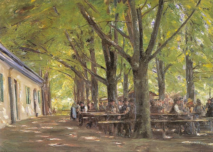 Biergarten Brannenburger od Max Liebermann