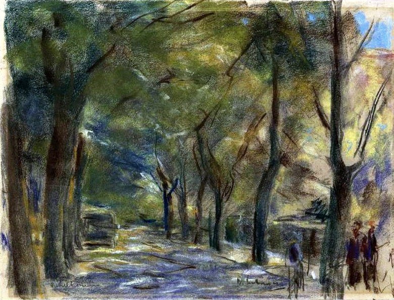 Colomierstrasse ve Wannsee od Max Liebermann
