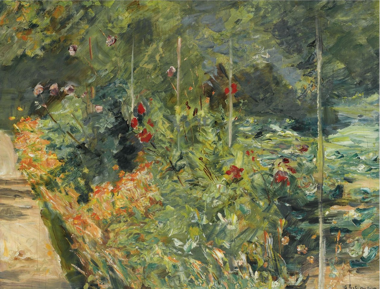 Kuchyňská zahrada ve Wannsee na západě od Max Liebermann