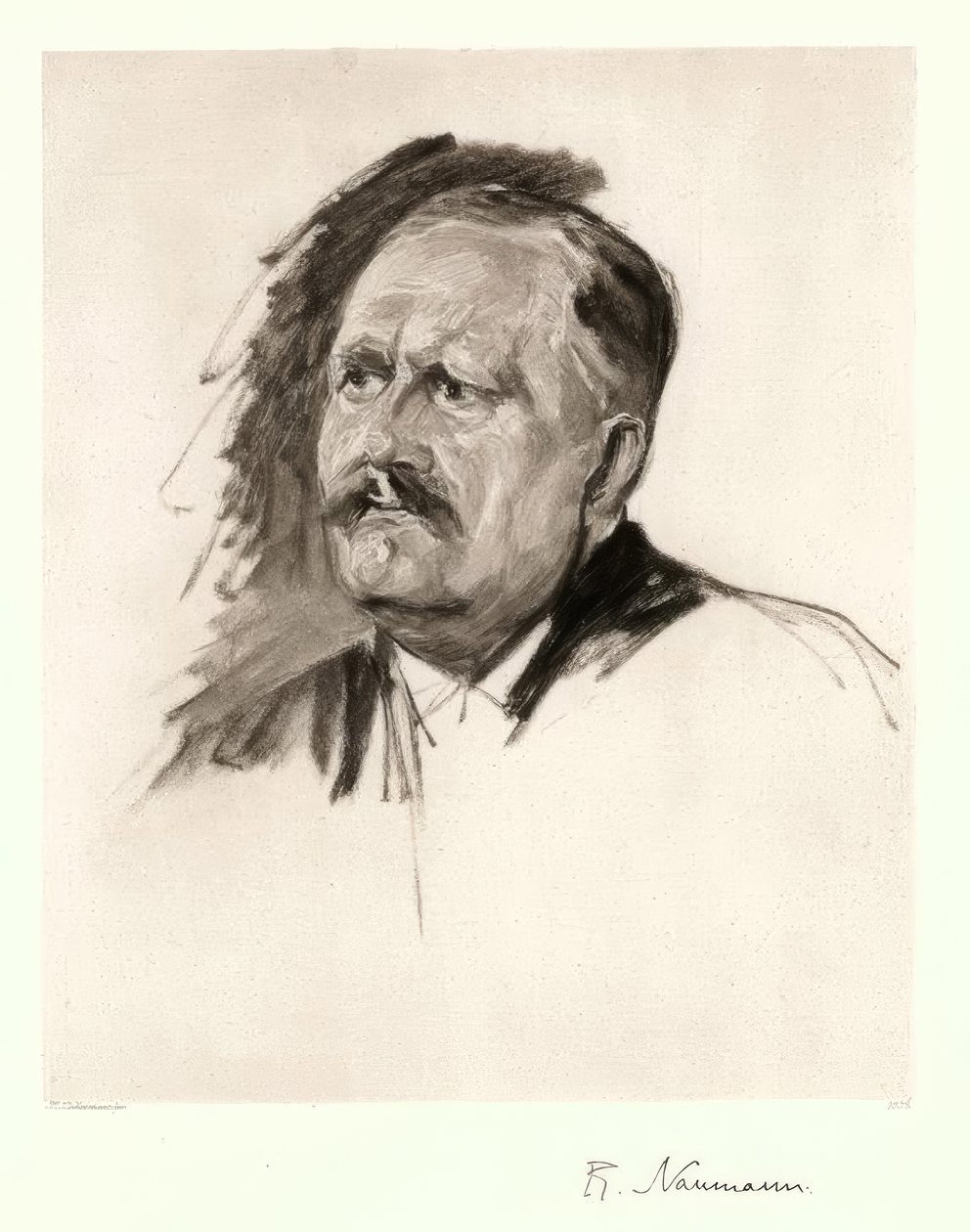 Paní Naumann / Portrét M. Liebermanna od Max Liebermann
