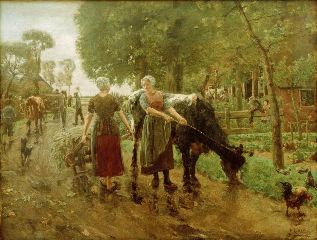 Ulice holandské vesnice od Max Liebermann