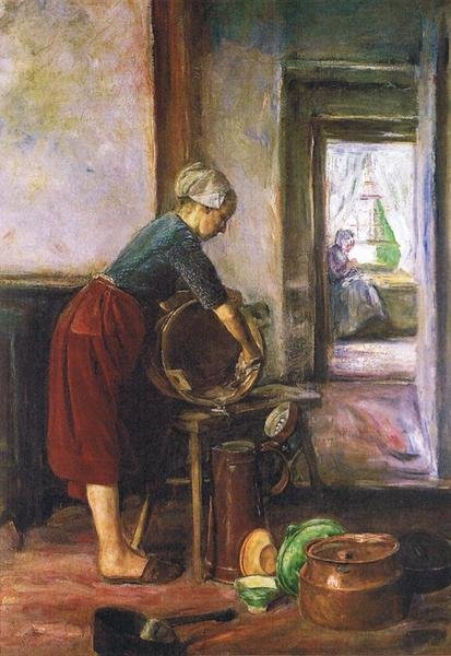 V kuchyni od Max Liebermann