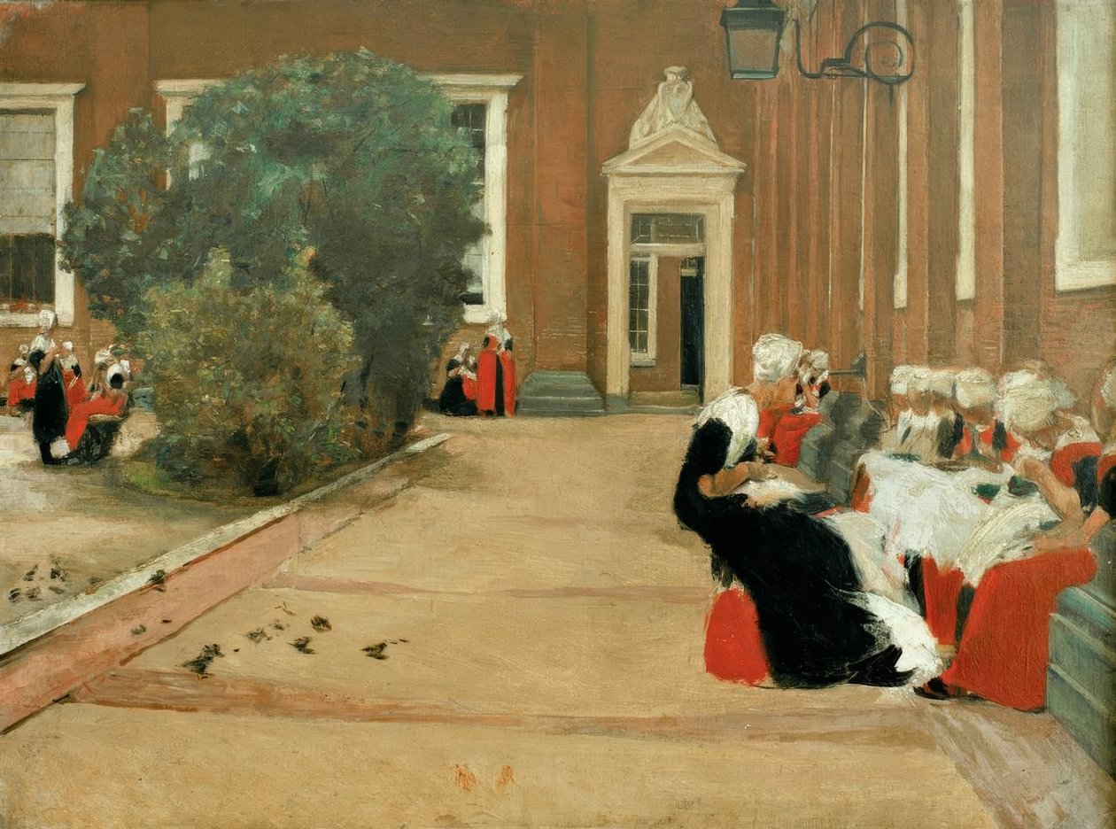 M. Liebermann, Amsterodamská sirotka od Max Liebermann