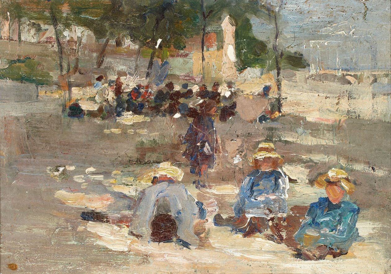 Piknik v parku od Max Liebermann