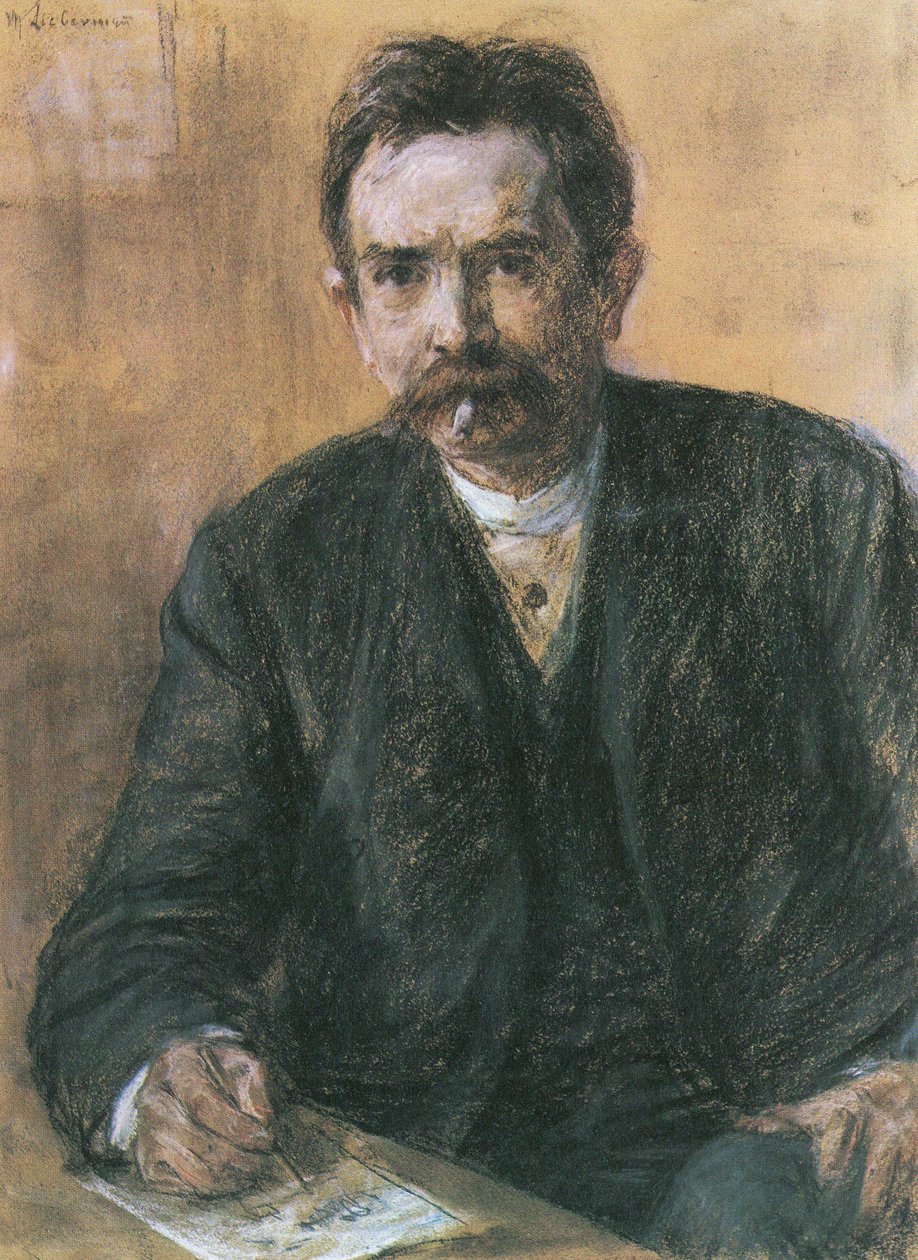 Portrét spisovatele Eduarda Grisebacha od Max Liebermann