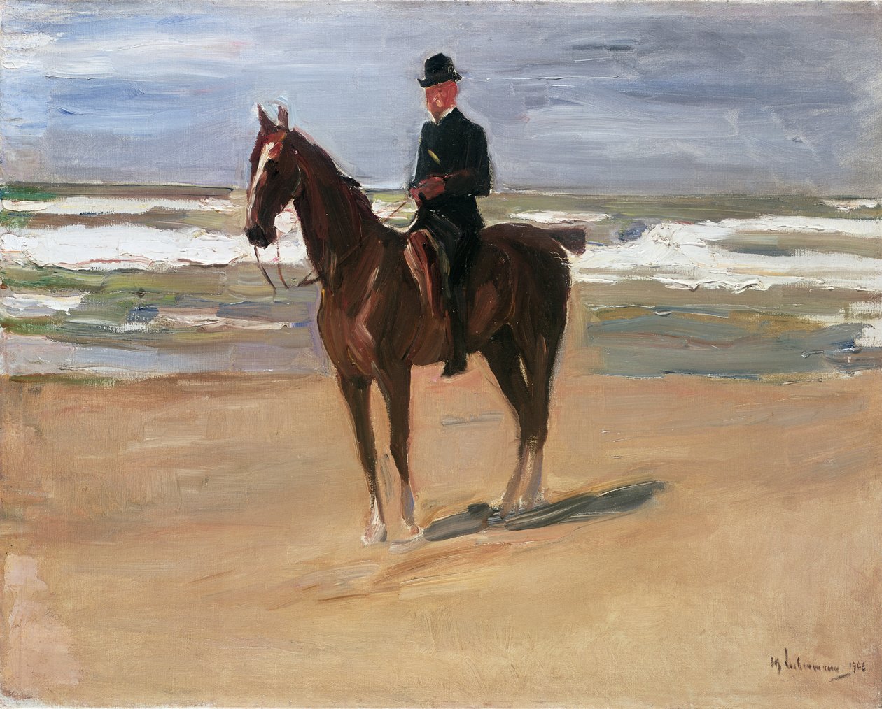 Rider on the Beach, 1908 od Max Liebermann