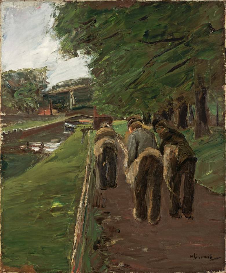 Seilerbahn v Edam od Max Liebermann