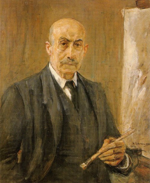 Autoportrét s paletou od Max Liebermann