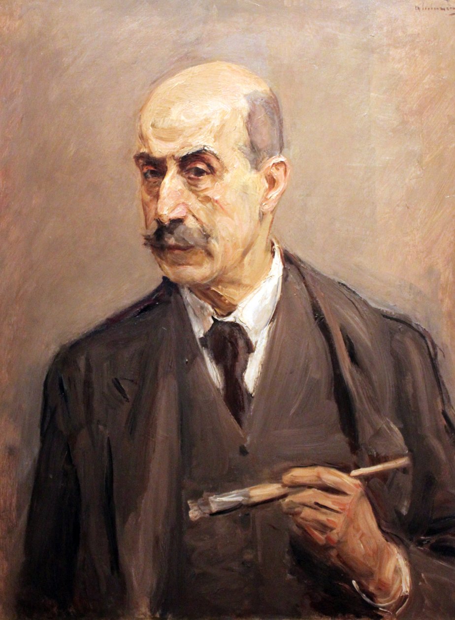 Autoportrét se štětcem od Max Liebermann