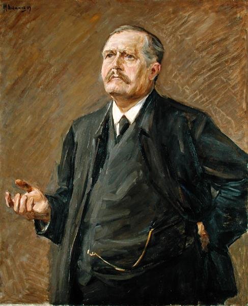 Teolog a sociální politik, Friedrich Naumann (1860-1919) 1909 od Max Liebermann