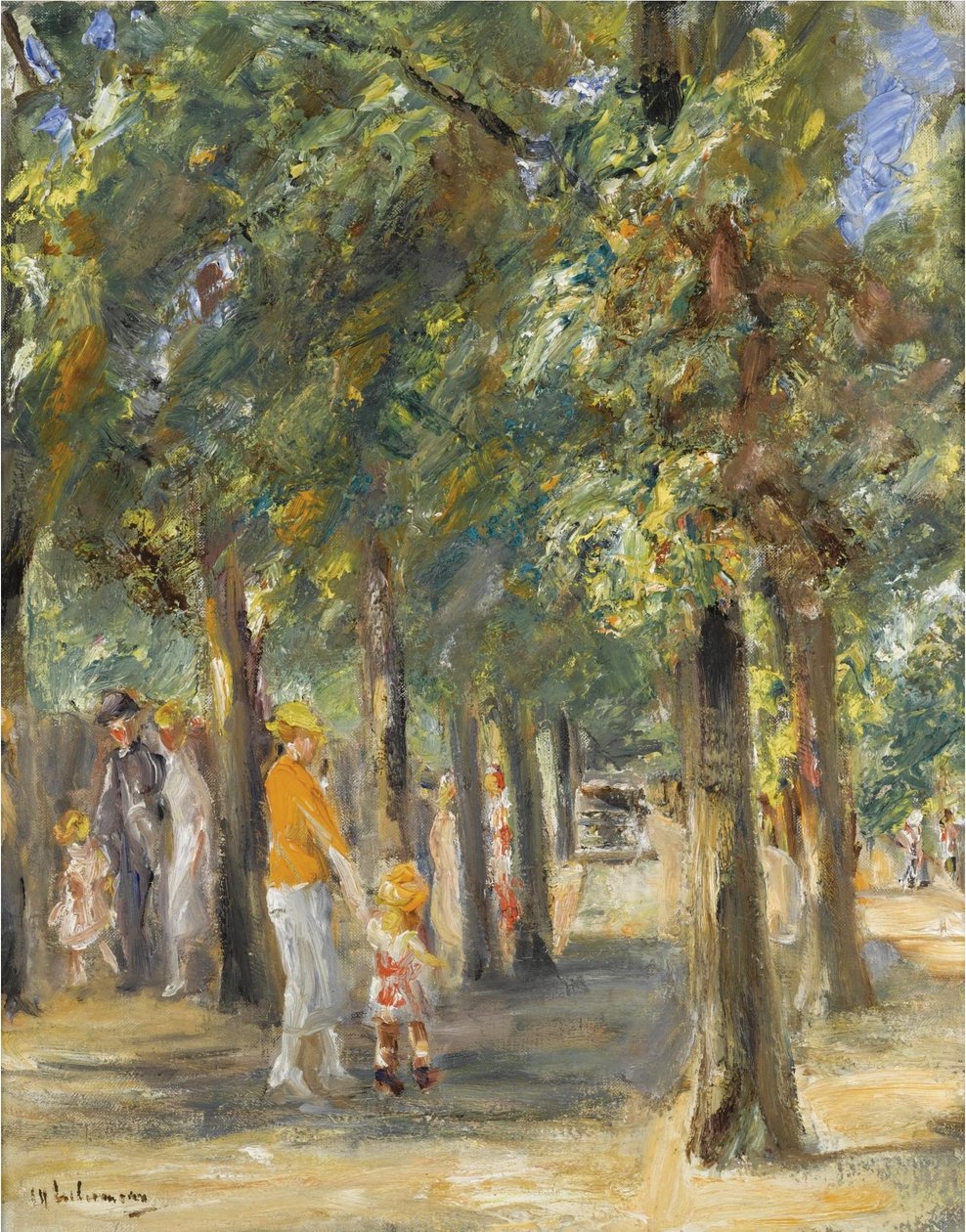 Zoo scéna od Max Liebermann