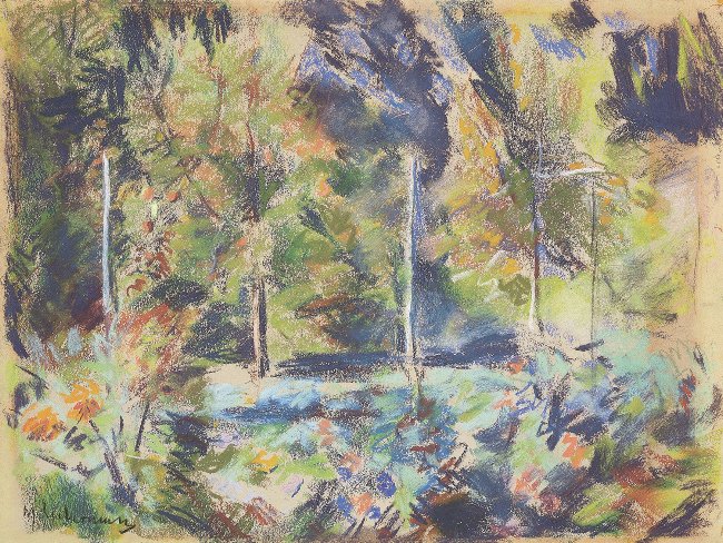 Zahrada Wannsee od Max Liebermann