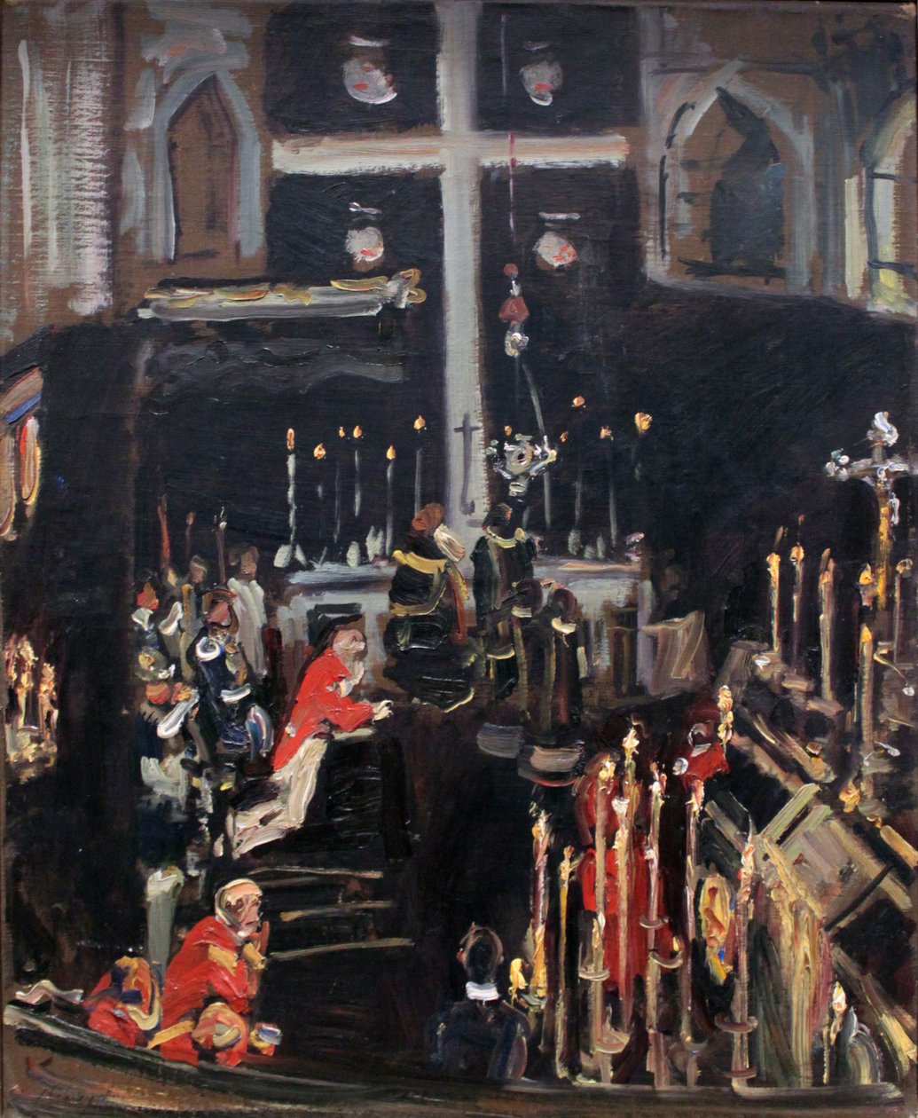 Requiem pro St. Georgsknightsn German: Duše mše svatého Jiří rytířů od Max Slevogt