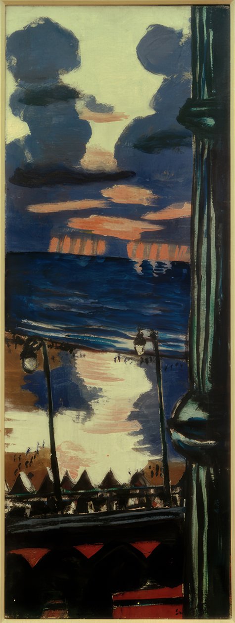 Večer na terase od Max Beckmann