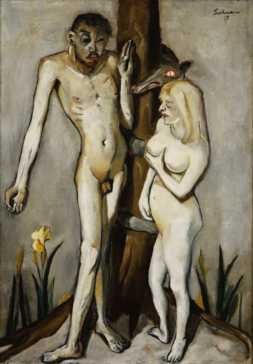 Adam a Eva od Max Beckmann