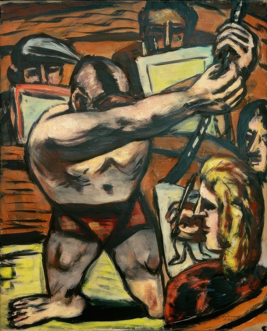 Akademie II od Max Beckmann