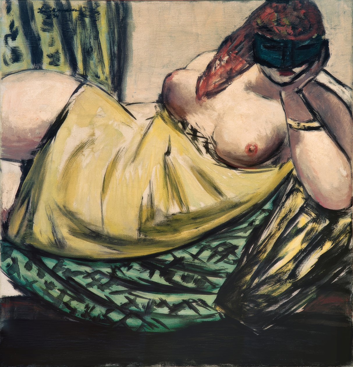 Alfi s maskou od Max Beckmann